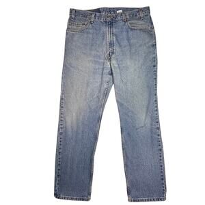 Levi's 505 Jeans Mens 36x30 Blue Regular Fit Straight Leg Denim Made in USA